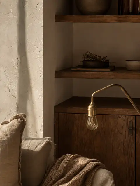Теплые детали интерьера